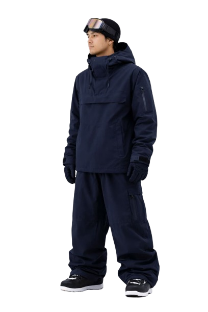 Men's Navy Snowboard Jacket & Trousers