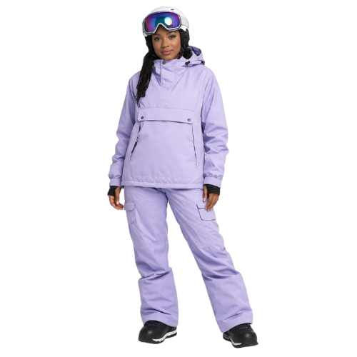 Women's Light Purple Snowboard Jacket & Trousers