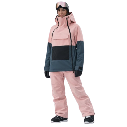 Women's Pink Snowboard Jacket & Trousers