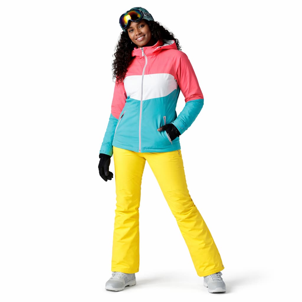 Women's Colourful Ski Jacket & Trousers
